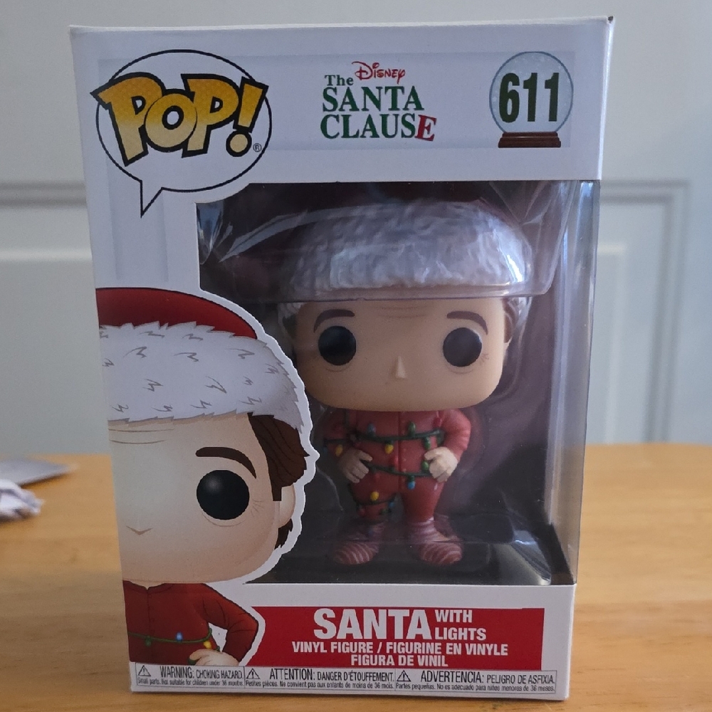 Funko Pop Santa with Festive Lights